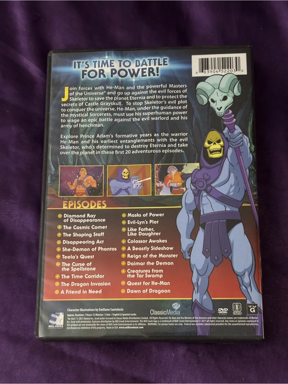 He-Man and the Masters of the Universe Volume One DVD